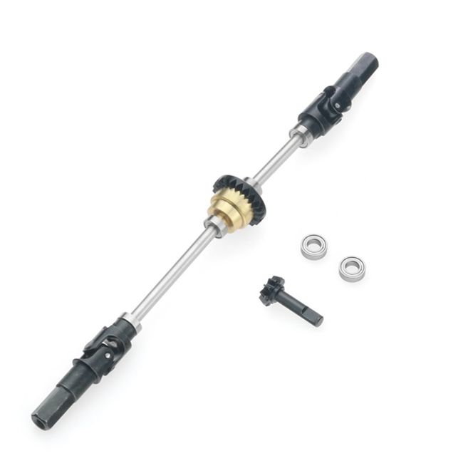Metal Drive Shaft Gear Bridge Axle Differential Kit for WPL C14 C24 C34 C44 B14 B16 B24 B36 1/16 RC Car Parts