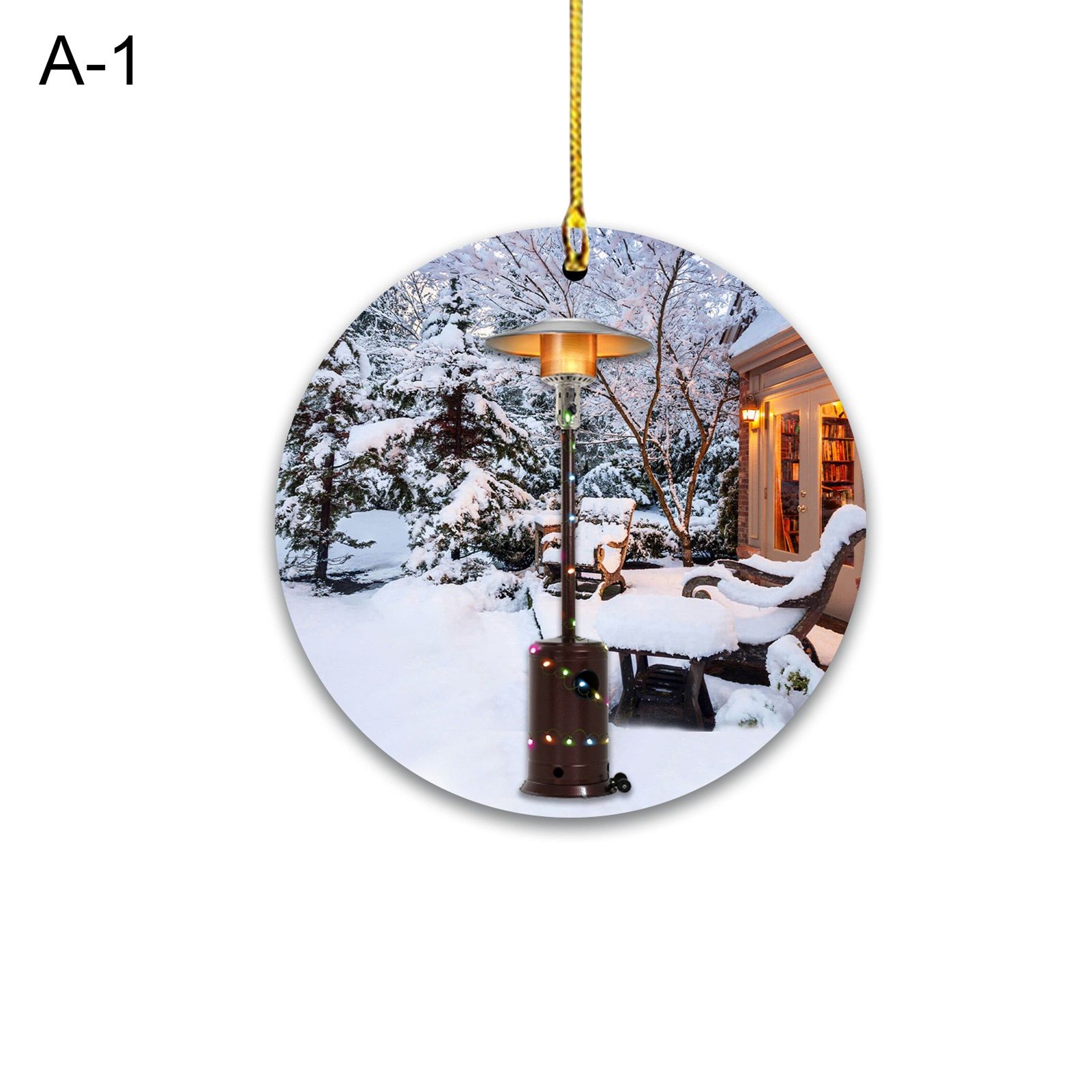 X Hanger Smooth Edge Christ Decor Pendant