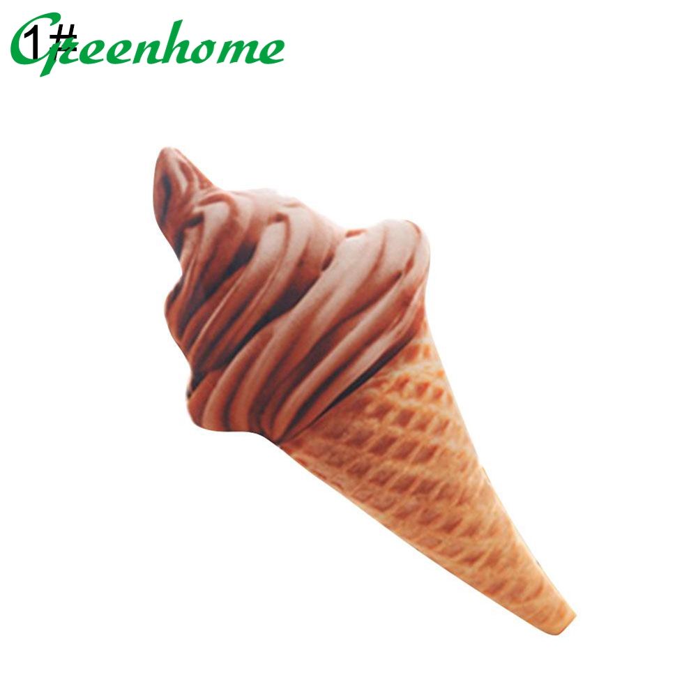 Greenhome Simulation 3D Ice Cream Doll Plush Stuffed Soft Cushion Sofa Bedding Decoration