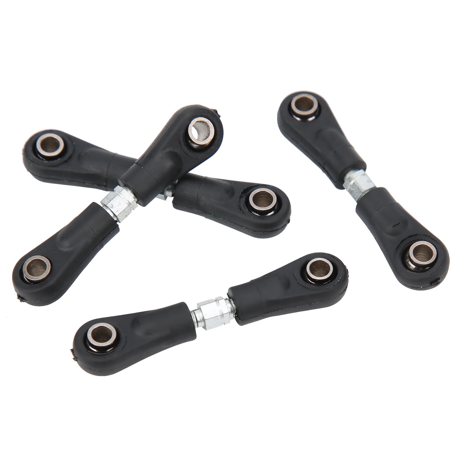 Steering Tie Rod Metal Black Flat Set RC Car Accessories for 1/10RC Fat
