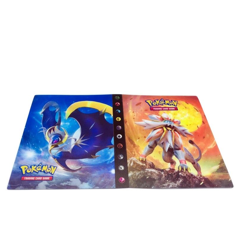 240Pcs Pokemon Cards Holder Album Toy Collections Pokemones Card Anime Album Book Top Loaded List Toy Gift for Children
