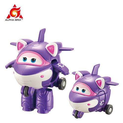 32 Type Super Wings 2" Scale Mini Transforming Anime Deformation Plane Robot Action Figures Transformation Toys For Kids Gifts