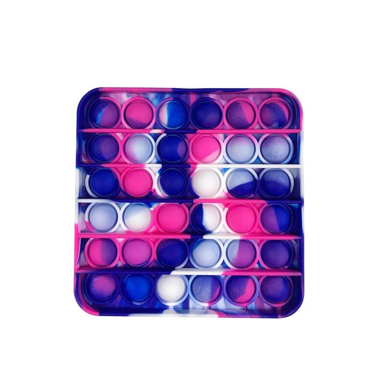 Fidget Toys Rainbow Push Bubble Fidget Anti Stress Sensory Toy for Children Autisim Game Stress   Simple Dimple