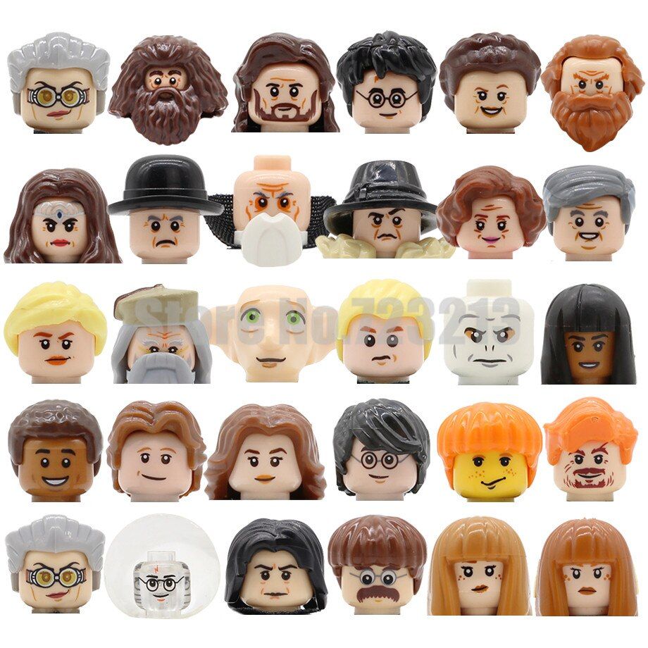 Feleph Movie Single Figure Head Professor Dobby Ginny Hooch Building Blocks Brick Toys WM6031 WM6040 WM6059