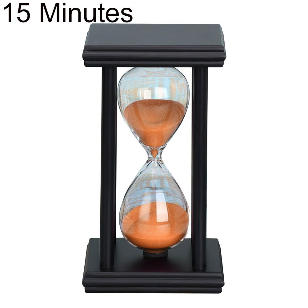 NYT 5/15/30Min Wooden Sand Clock Sandglass Kitchen School Hourglass Timer Home Decor