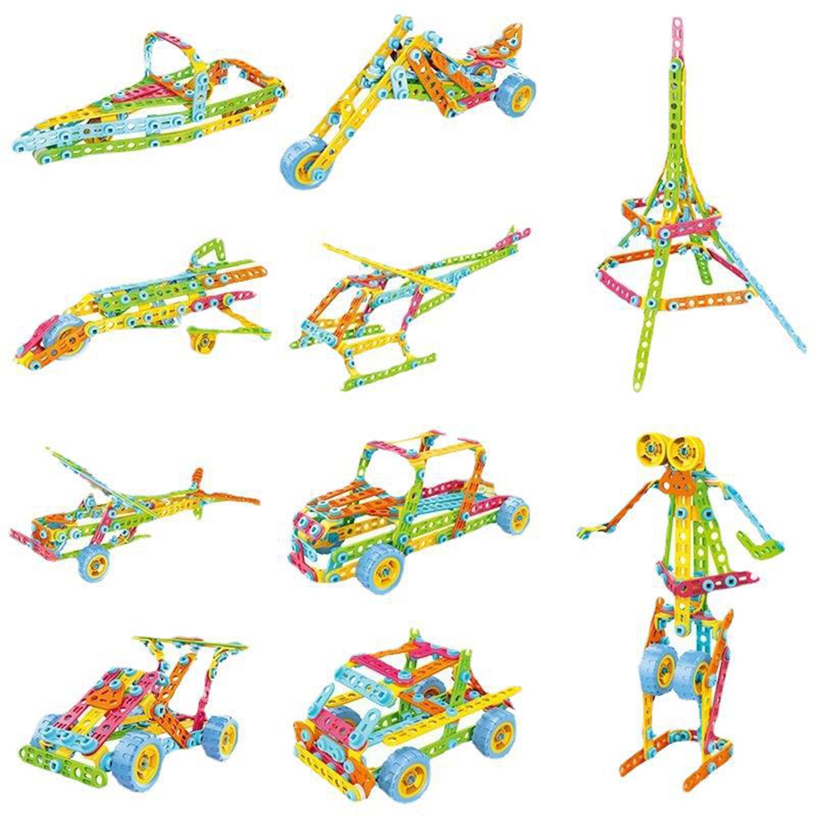 Building Blocks Cultivate Color Recognition Educational Building Vehicle Blocks Set