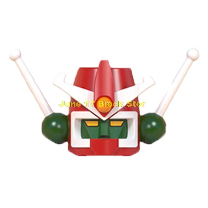 Kamen Rider Predator Alien Ultraman Monster Godmars Head MOC Anime Figure Building Blocks Educational Toys For Children Gift