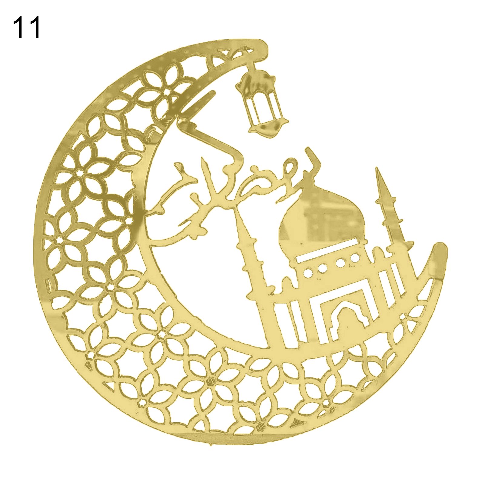 Tile Decal Eco-friendly Moon Decals Festival Party Decoration