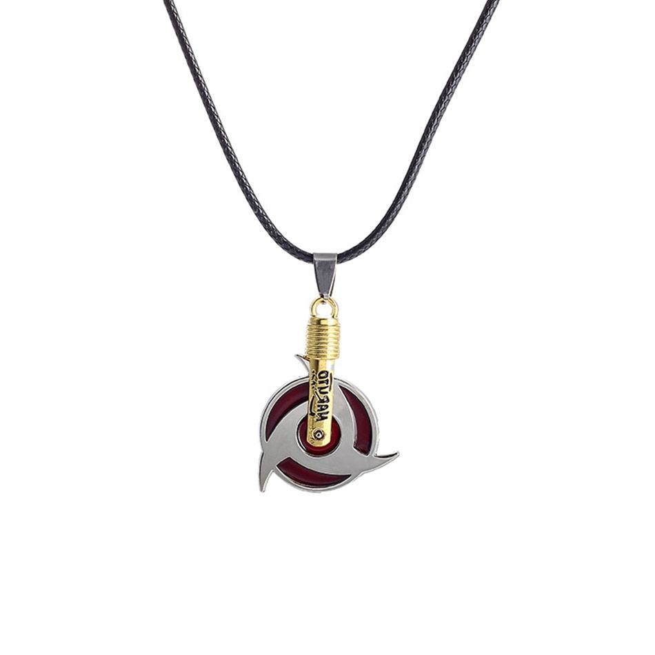 Anime Naruto Necklace Action Figures Accessories Kunai Zumaki Shuriken Kakashi Cosplay Metal Alloy Pendant Jewelry Kids Toy Gift