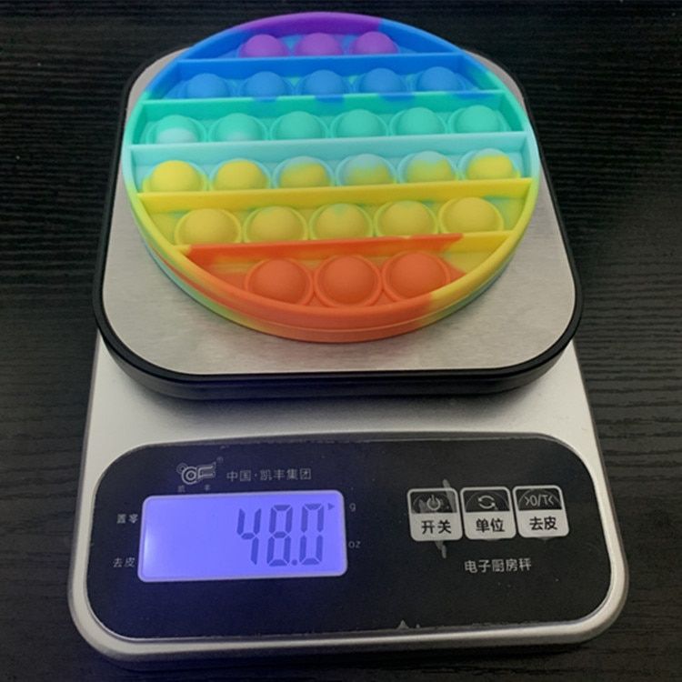 Anti Rat Pioneer Rainbow Children's Mental Arithmetic Desktop Decompression Puzzle Toy Push Pop It Gadget