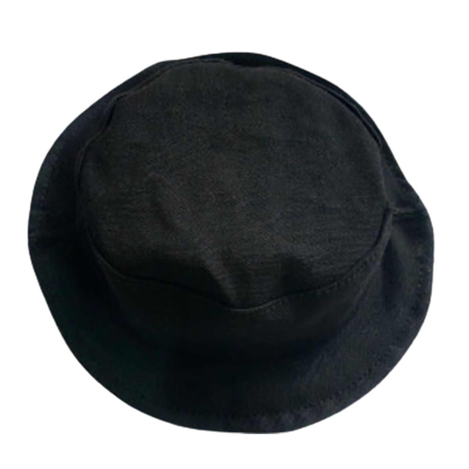 Greenhome Doll Black Shoes Portable Delicate Fabric Doll Black Shoes Fisherman Hat for Fun