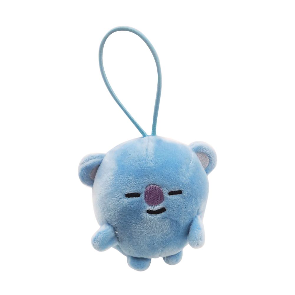 Mini BTS BT21 Plush Animal Toy Key Ring Holder Keychain Bag Pouch Hanging Decor