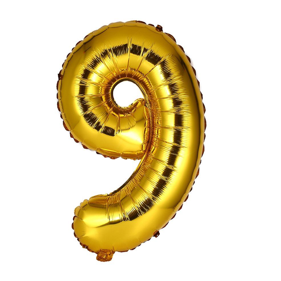 40 inch Number Foil Balloon Digit Air Mylar Ballons Event Party Wedding Decor