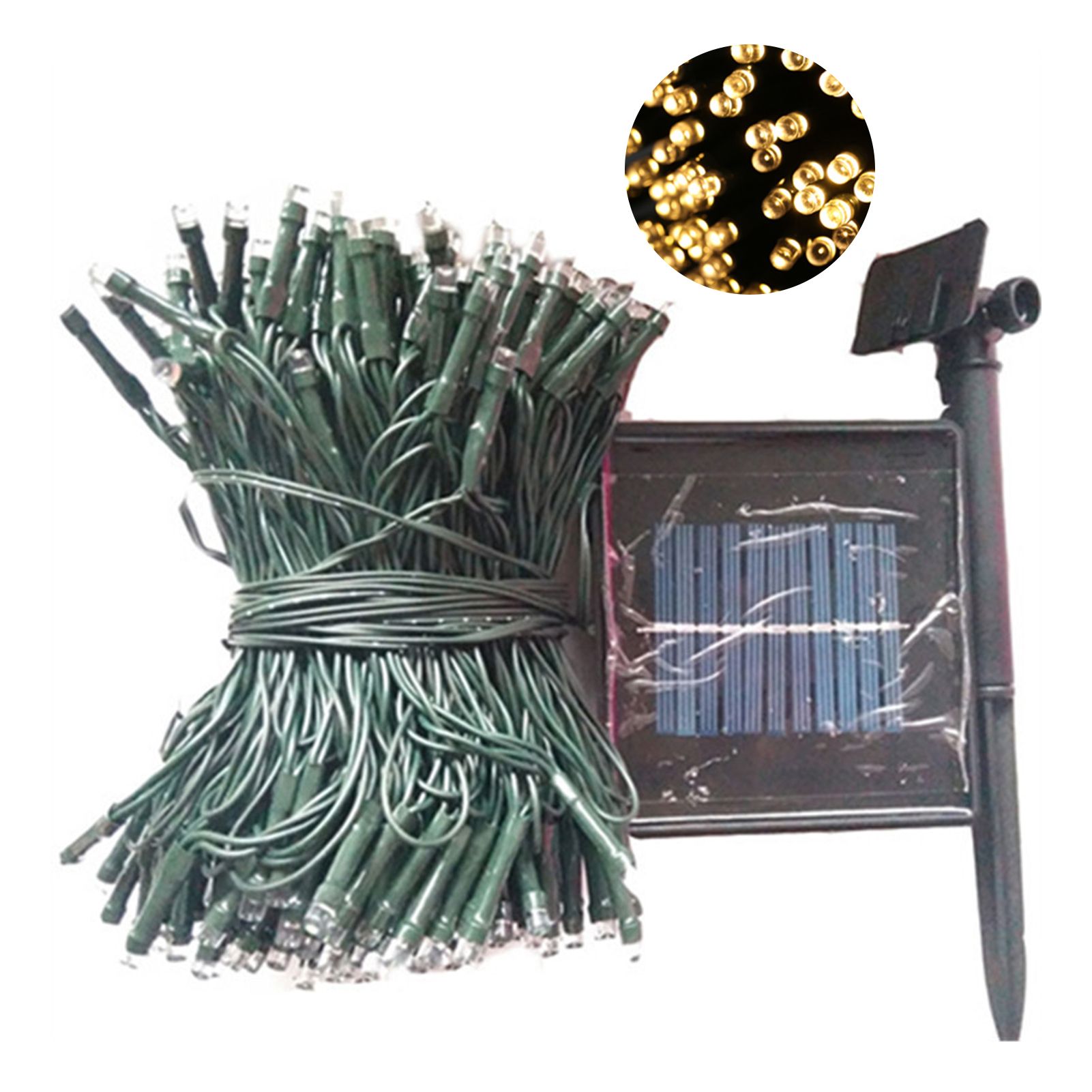 LED Light Warmly Light Water-resistant Stg Lamp with Solar Ground Stake Set