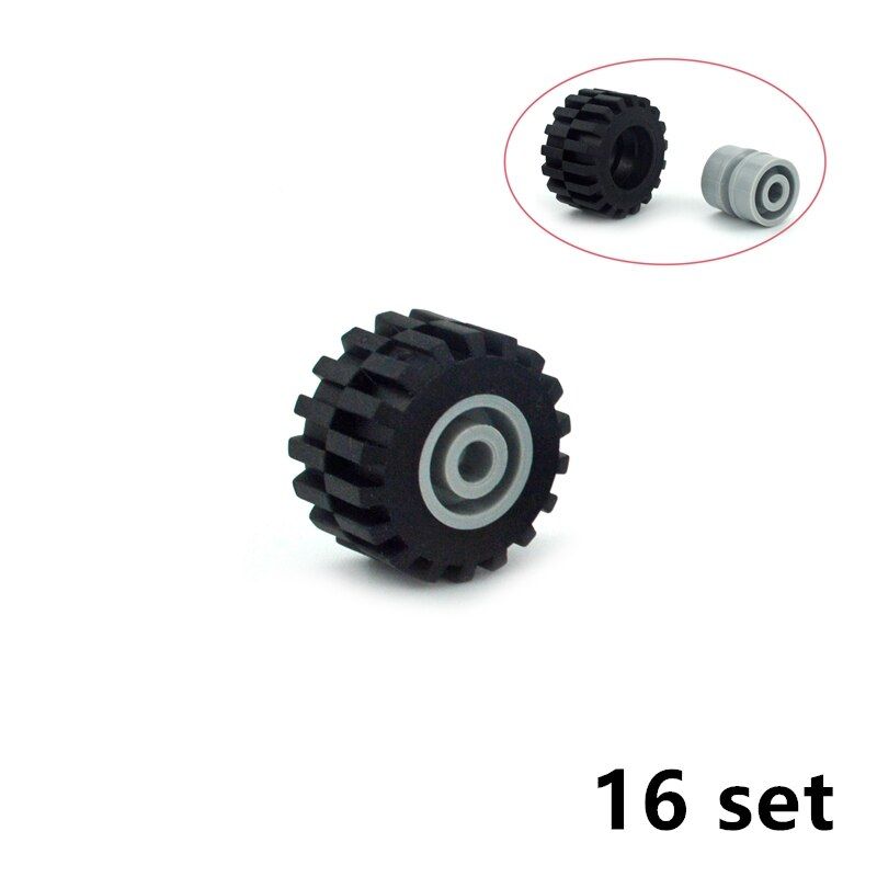 Building Blocks City Classic Cars Wheel Shaft Plate Compatible All Brands Technic Accessories Racing Car MOC parts Bricks