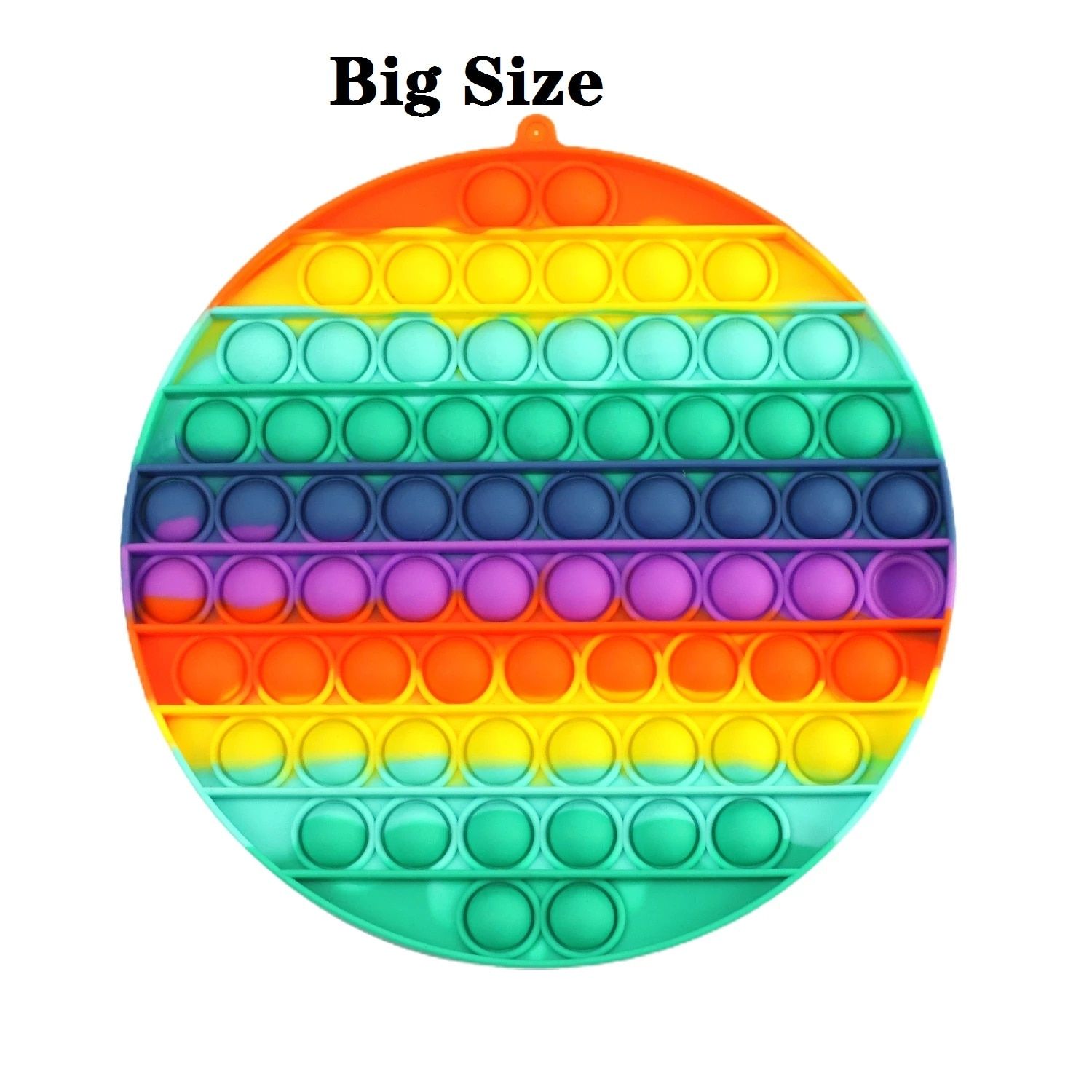 Big Size Poppit Fidget Toys Square Antistress Toy Rainbow Push Bubble Figet Sensory Squishy Anti-Stress  Kid Gift DROPSHIP