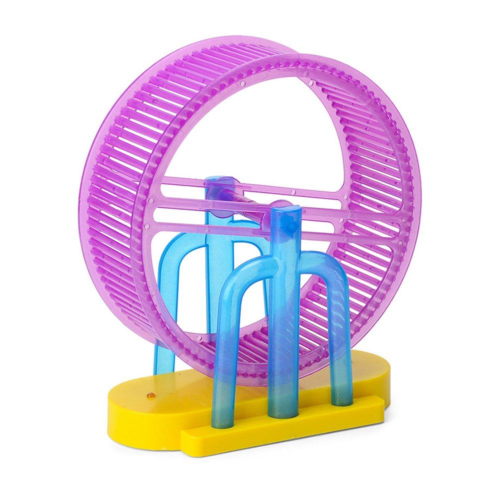 MA Hamster Roller Electric Toy Led Light Plush Hamster Runner Running Cage Ball