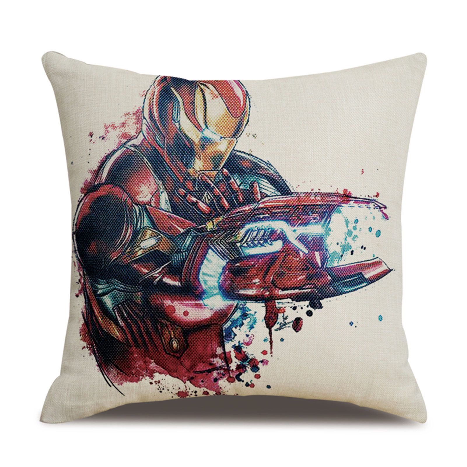 Bed Pillow Case Durable Dust-proof Home Decor illowcase With Super Hero Pattern Cafe Home Sofa Car Decor
