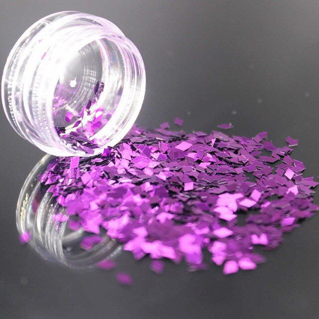 1pcs Pink Violet Modeling Clay Sequin Glitter Filler Fluffy Slime Box Toys Children Charms Lizun Kit Accessories Funny Gift