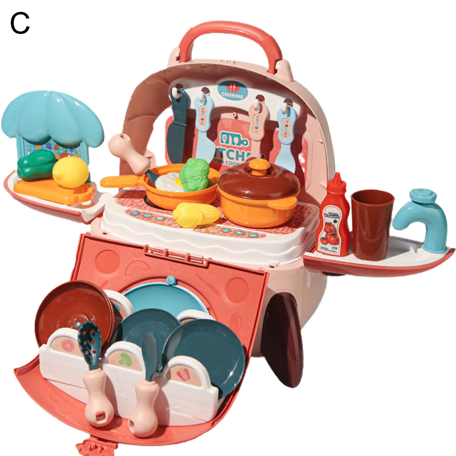 Kids Toy Convenient Storage Pet Bkpk Pretend Play Set Toys