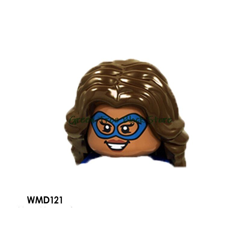 Accessories Movie Series Male Protagonist Female Image Expression Hair Building Blocks Collection Toys Children Gifts