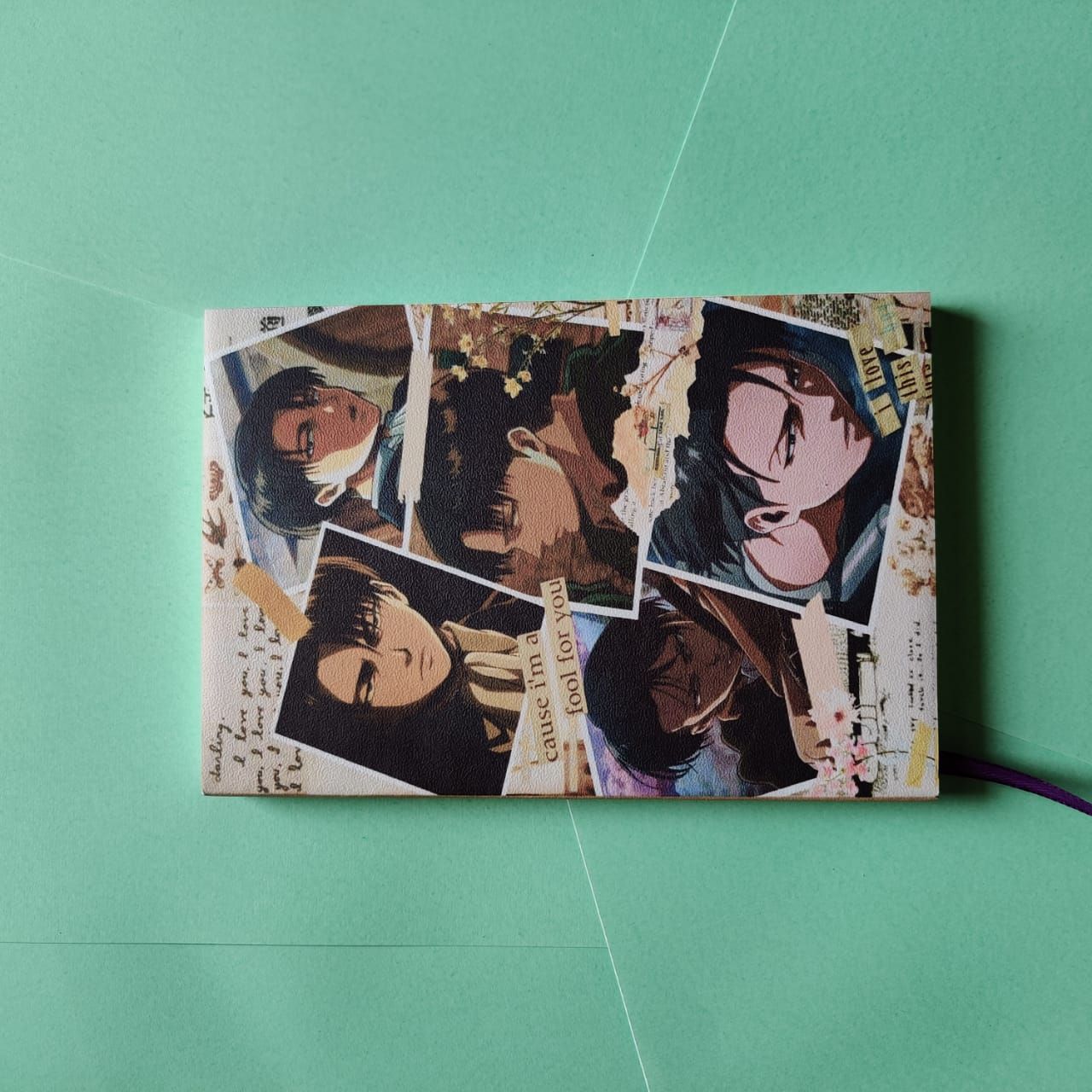 Anime Based Medium Notebook (7.9"*5.4" A5 size) - Notebook/sketchbook/sketchpad for drawing, sketching, writing with classic look