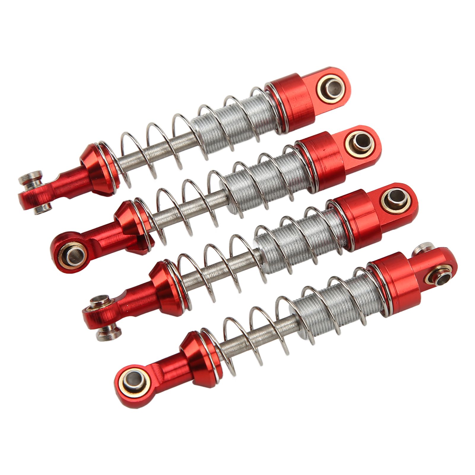 RC Shock Absorber 2 Pairs Aluminum Alloy 60mm Car Modification Parts for WPL C14 C24 MN D90 99S Models