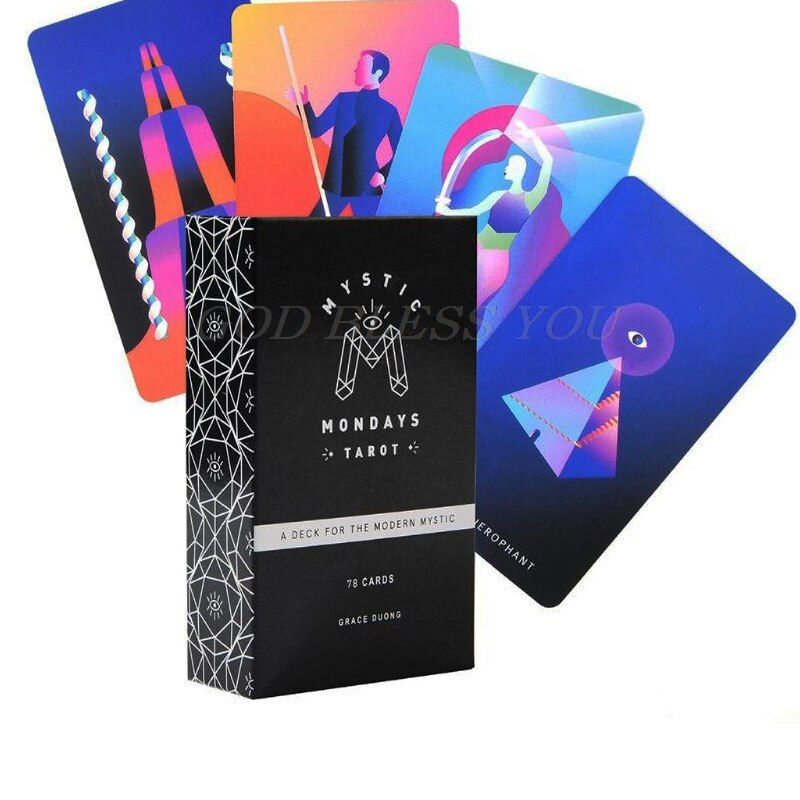 78 Cards Tarots Mystic Mondays Tarots Deck English Prophet Tarots Cards Guidance Divination Fate Board Game Party Card Game