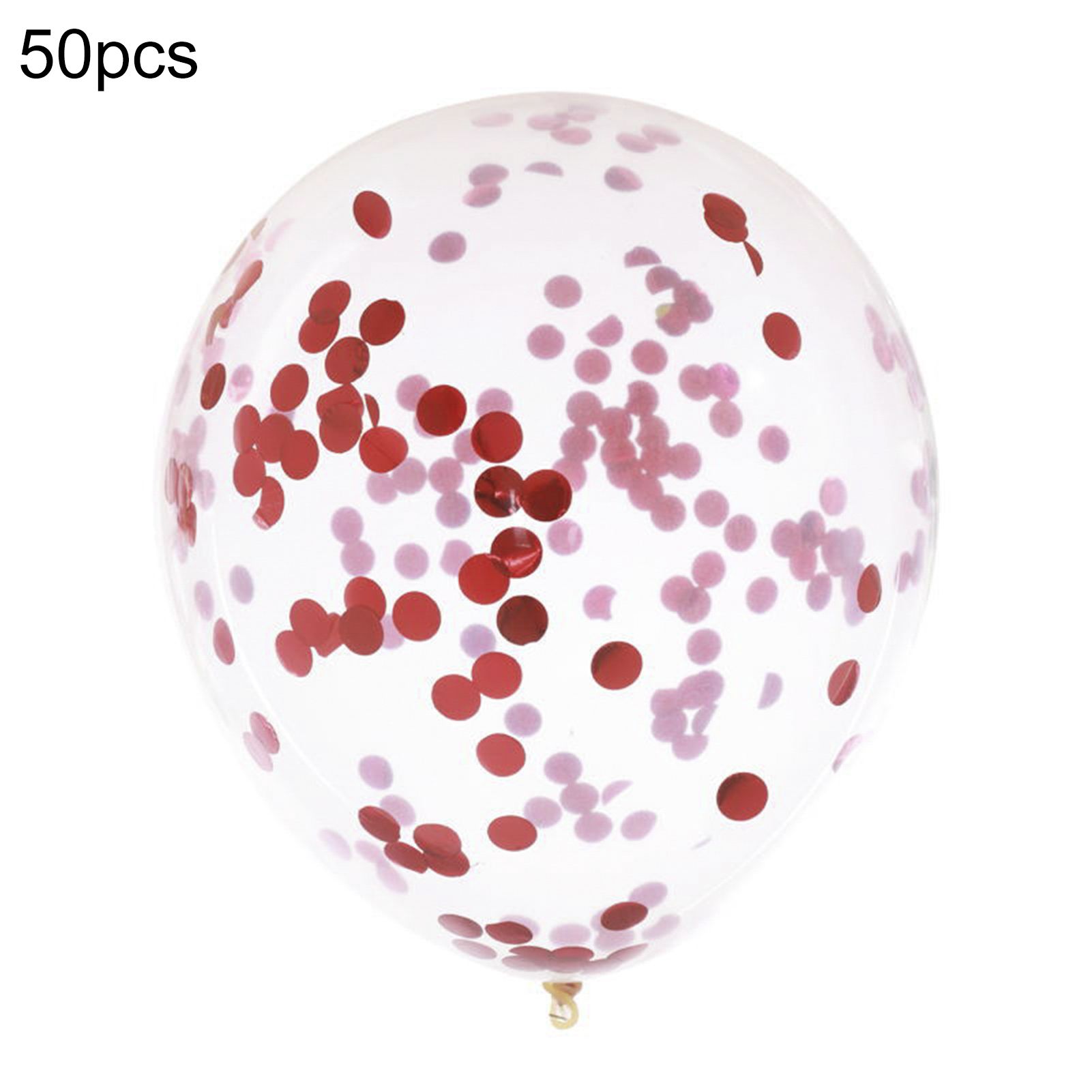 Birthday Balloons Elastic Clear 12-inch Party Sequins Balloons