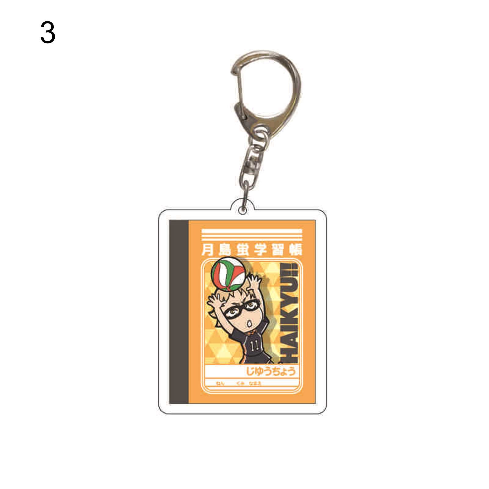 Childrenworld Anime Figure Keyring Solid Cartoon Volleyball Boy Keyring