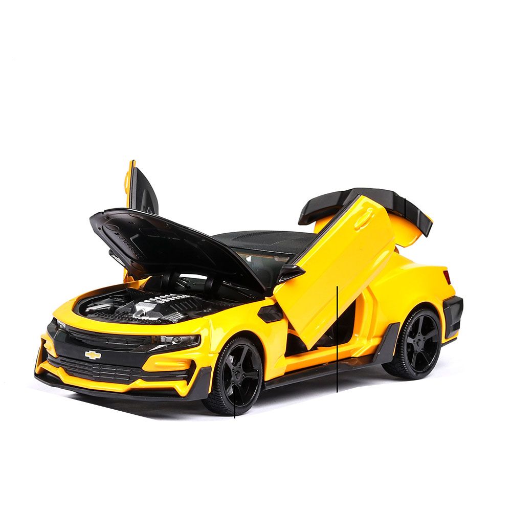 Yfashion 1:24 ldren Steering Alloy Car Mould oy with Rubber Wheel for Decoration