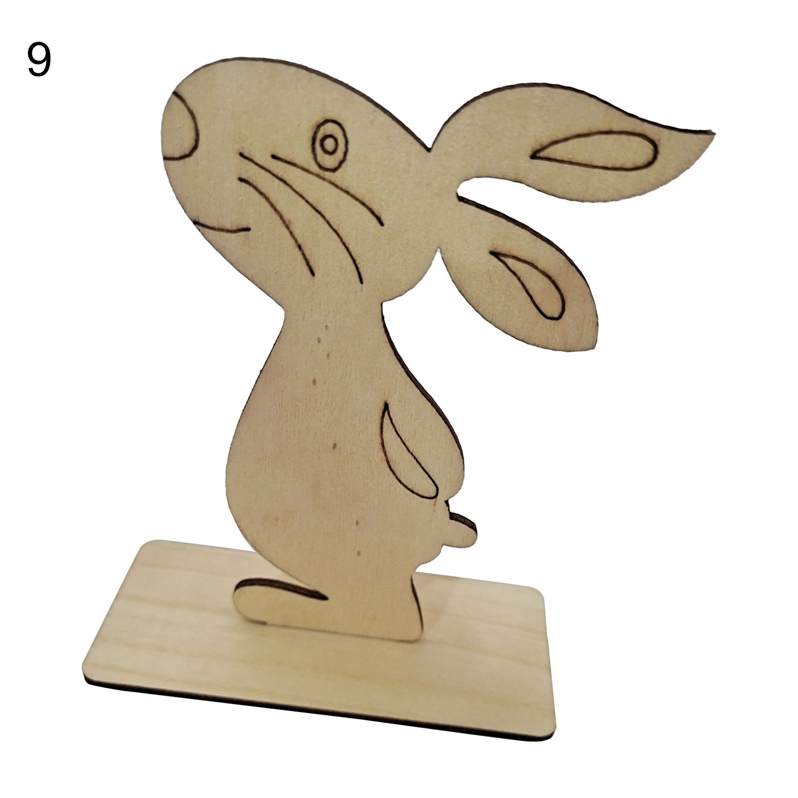 Easter Bunny Eco-friendly Party Decoration Wood Easter Bunny