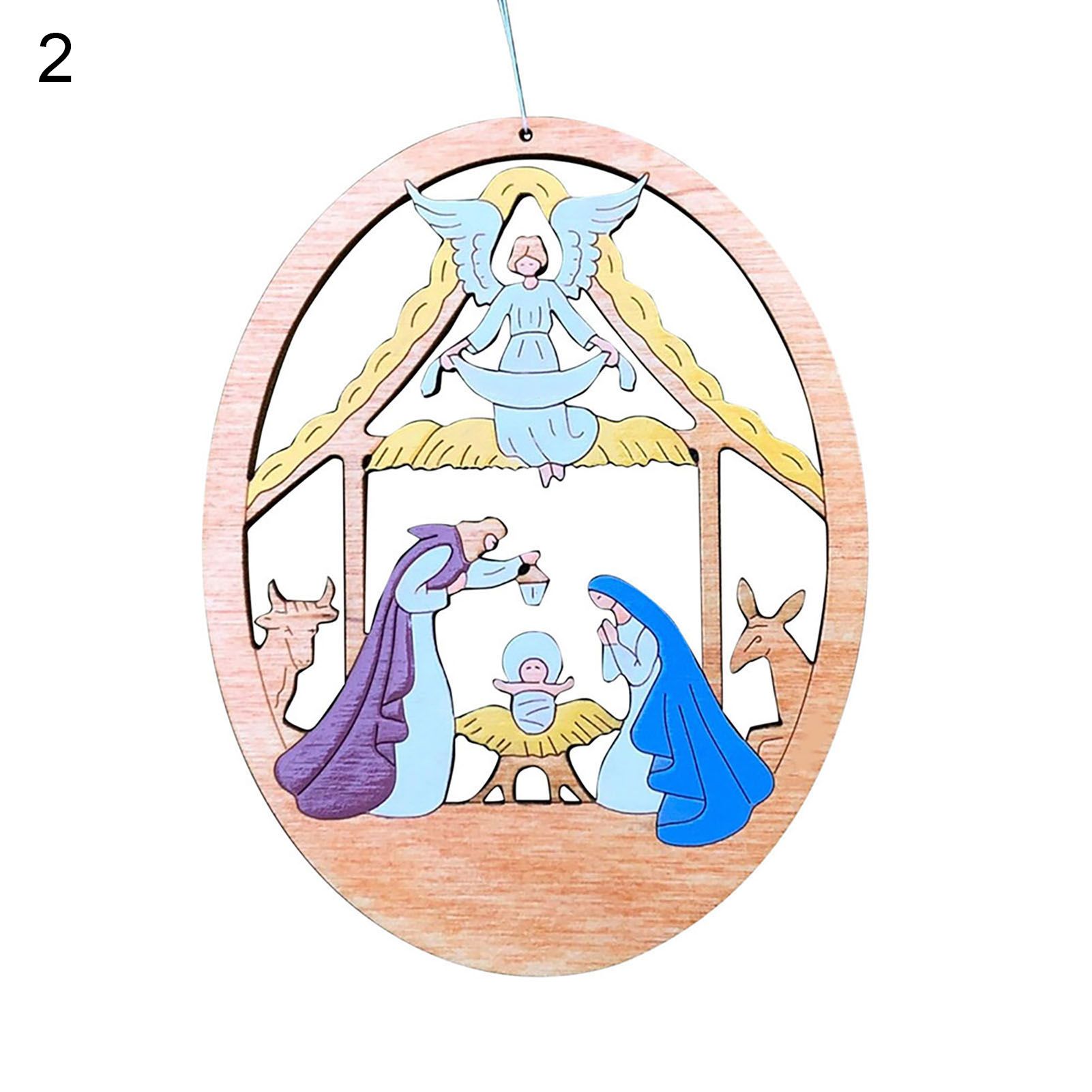 Christmas Pendant Hollow Design Festival Ambience Tree Hanging Widget