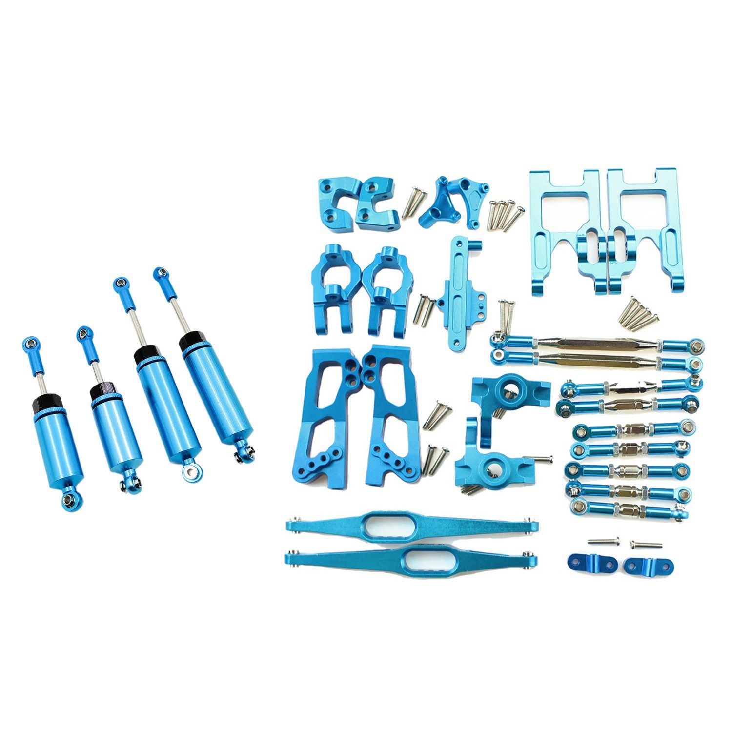 12428 12423 Upgrade Accessories Kit for Feiyue FY03 WLtoys 12428 12423 1/12 RC Buggy Car Parts & Rc DIY Parts for Wltoys 12428 Parts 12423 Fy-03 Jjrc Q39 Metal Shock Absorber