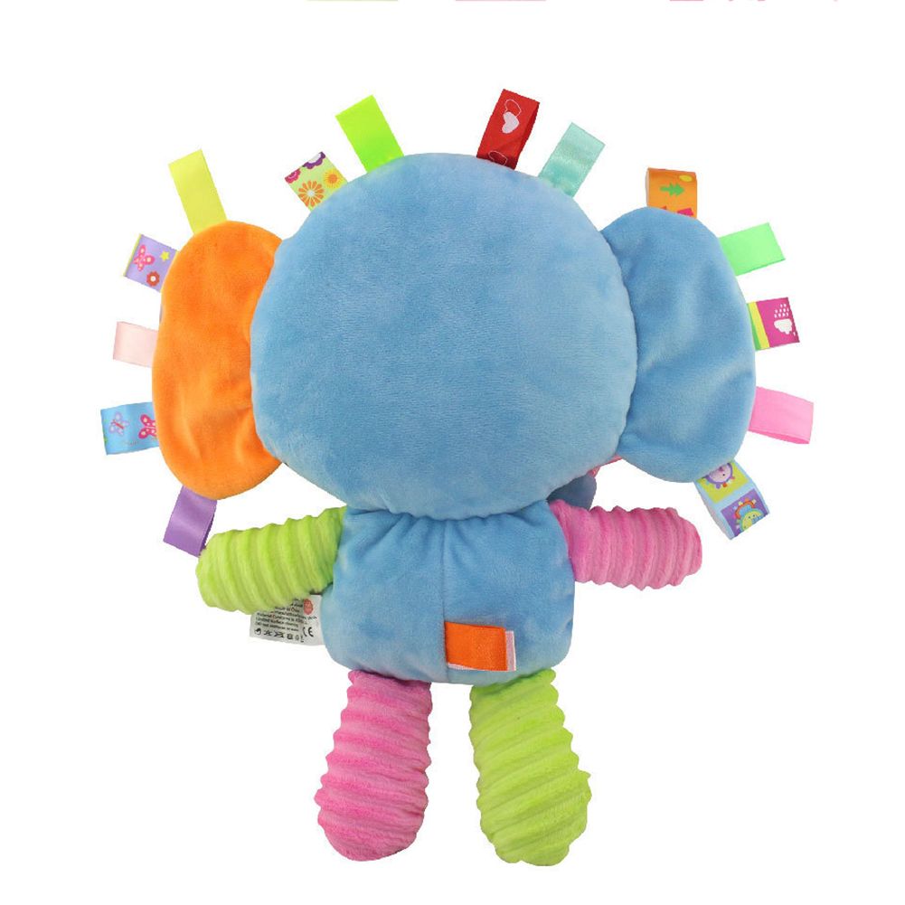 Rabbit/Elephant Newborn Baby Soft Plush Rattle Toys Squeaky Sound Pacify Doll