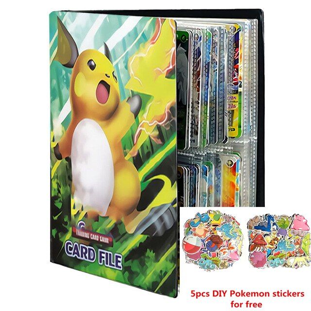 Pokemon DIY Collectors Album 240pc Cards Albums Book Cartoon Anime Card Loaded List Holder Capacity Binder Folder Toys For Kids