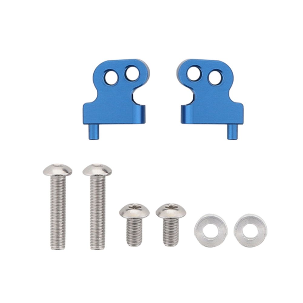 Aluminum Adjustable Front Upper Damper Shock Mount for RC 1/10 TAMIYA CC01 Blue
