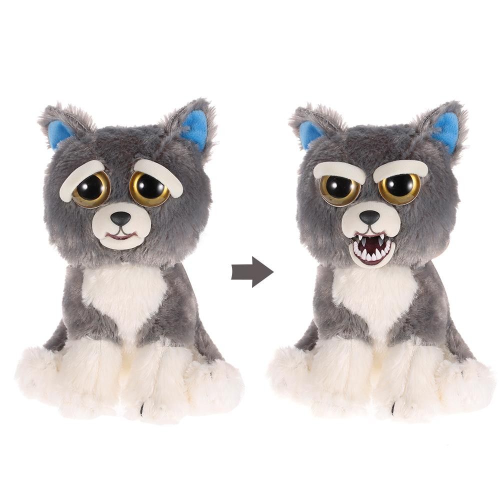 Feisty Pets Sammy Suckerpunch Feisty Films Adorable Plush Stuffed Toy Dog Turns Feisty with a Squeeze - intl