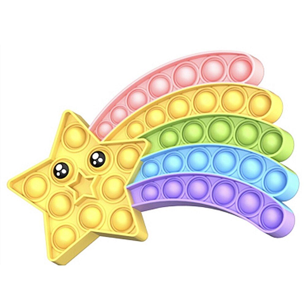 Unicorn Bubble Anti Stress Toy Children cloud lollipop Board Game Gifts Children Autism Fidget Stress Reliever Toy for Kids Adul