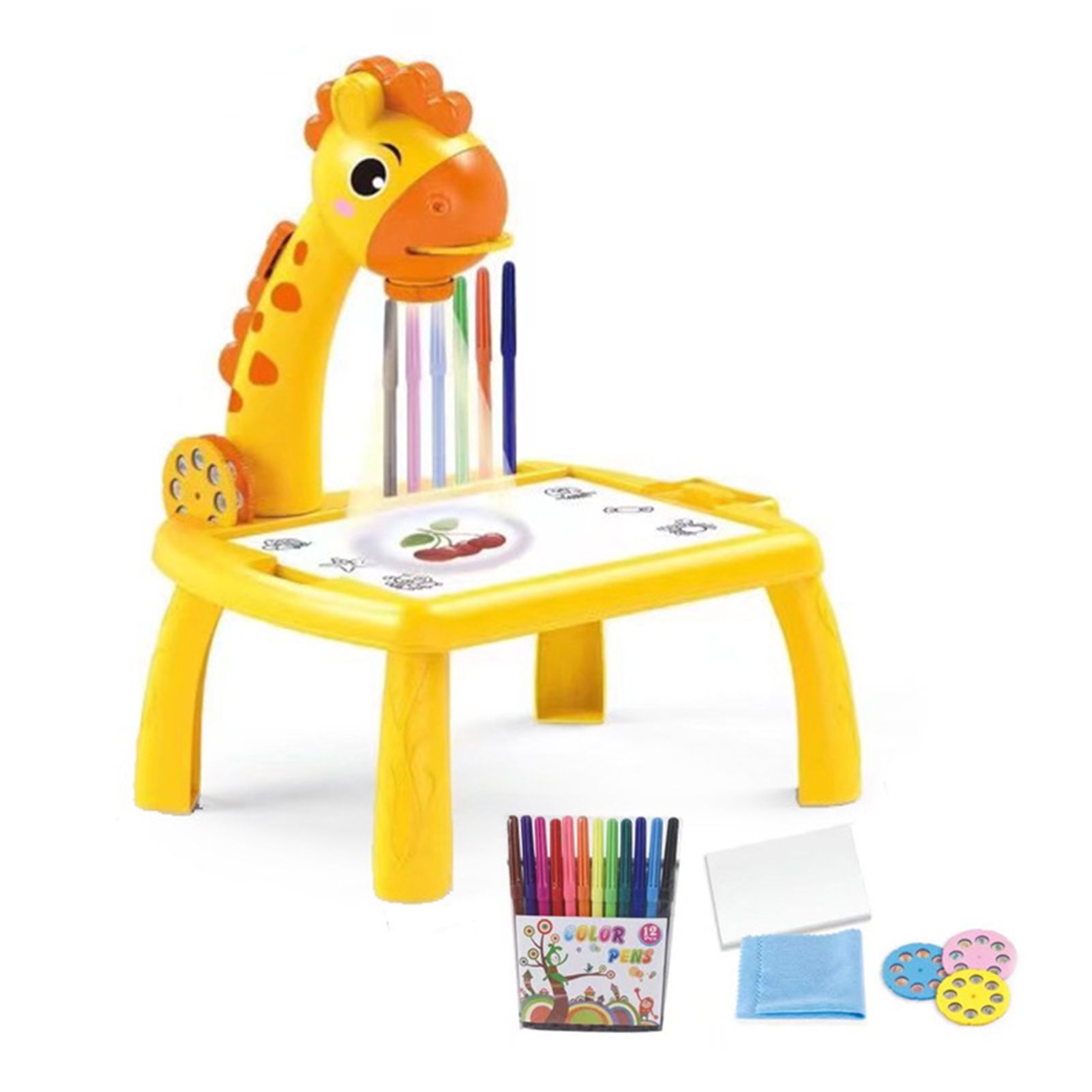Kids Projector Desk Protect Eyesight Educational Drawing Playset Projector Toy