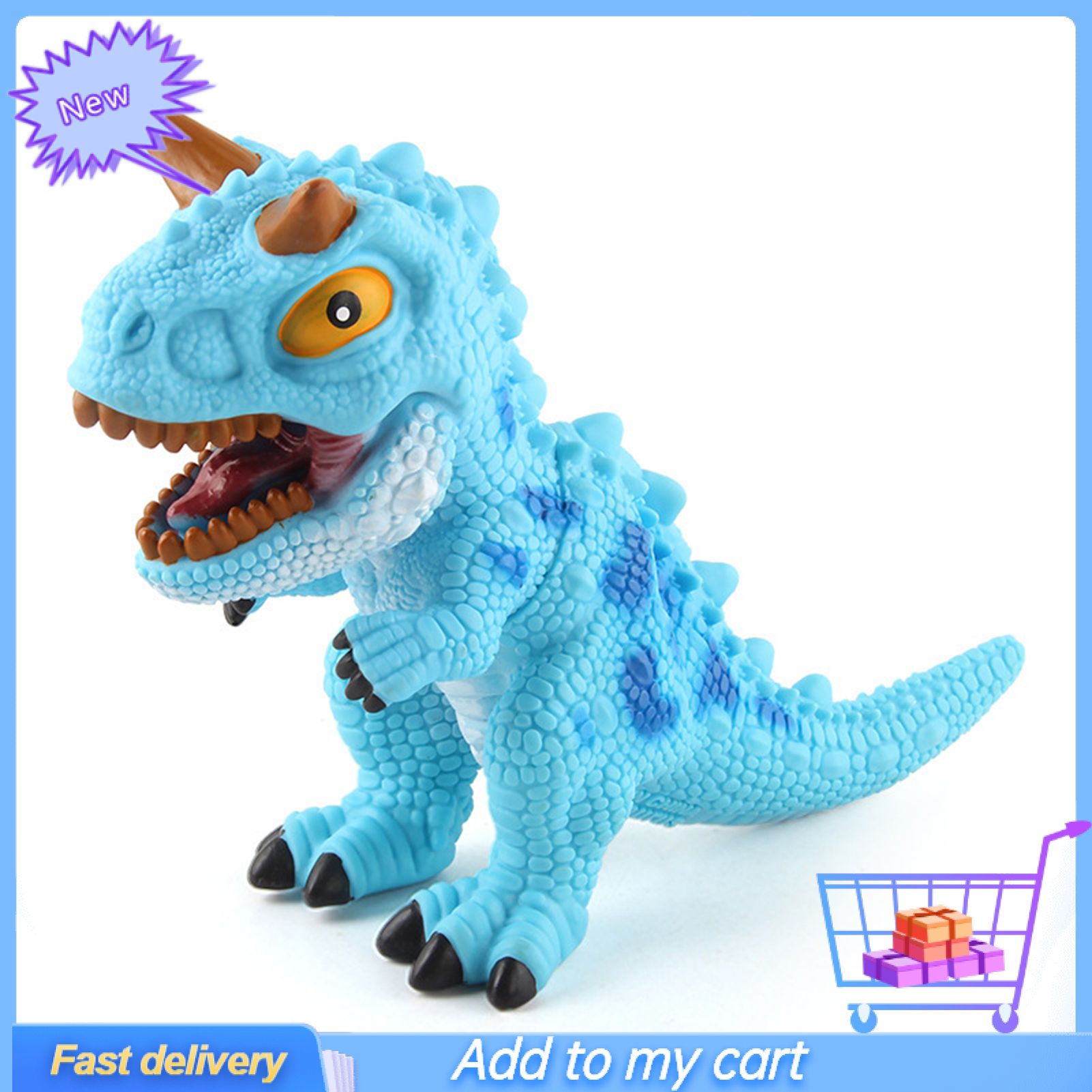 Dinosaur Toy Mini Washable Polyethylene Soft Dinosaur Models for Kids
