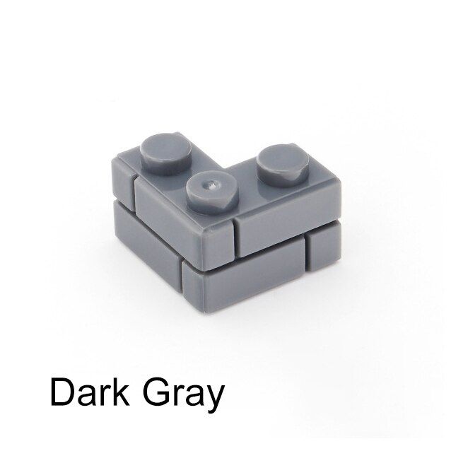 60pcs DIY Building Blocks Thick wall Figures Bricks 1+2 Dots Educational Creative Size Compatible With Brands Toys for Children