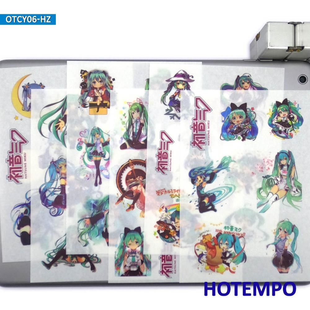 Cute Washi Paper Style Diary Scrapbook Toys Stickers for Manga Fans DIY Stationery Letter Phone Case Lovely Anime Decal Stickers