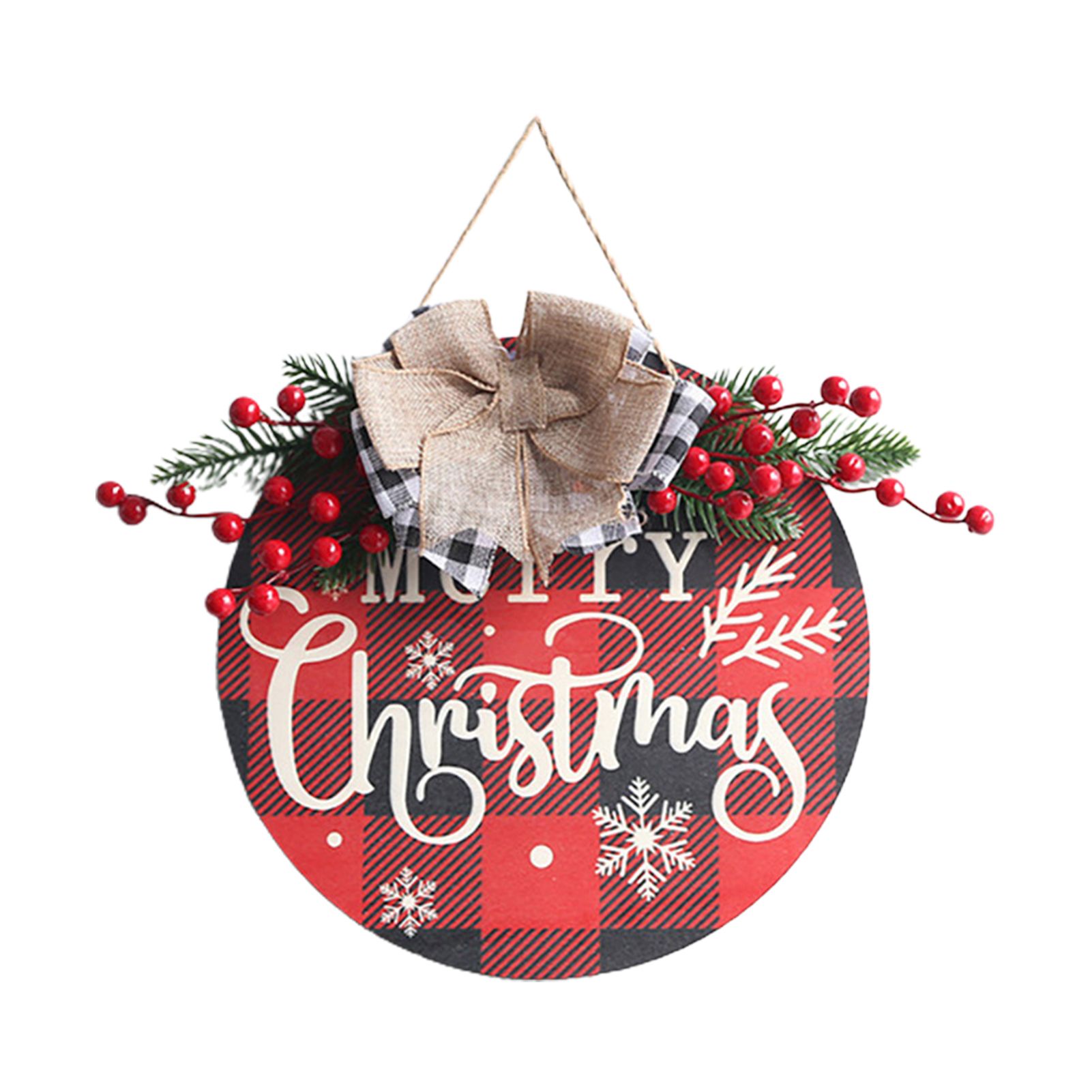 Door Sign Cartoon Letter Christmas Front Door Welcome Sign