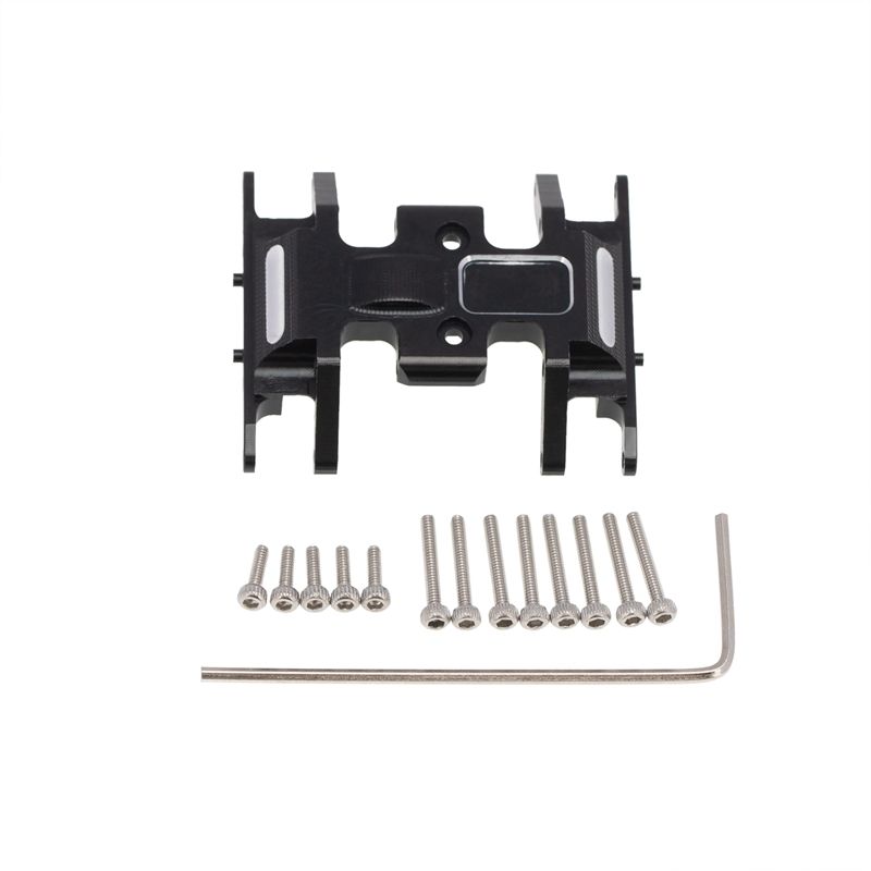 Metal Middle Gearbox Skid Plate Transmission Mount Holder Upgrade Accessories for 1/24 RC Crawler Axial SCX24 90081