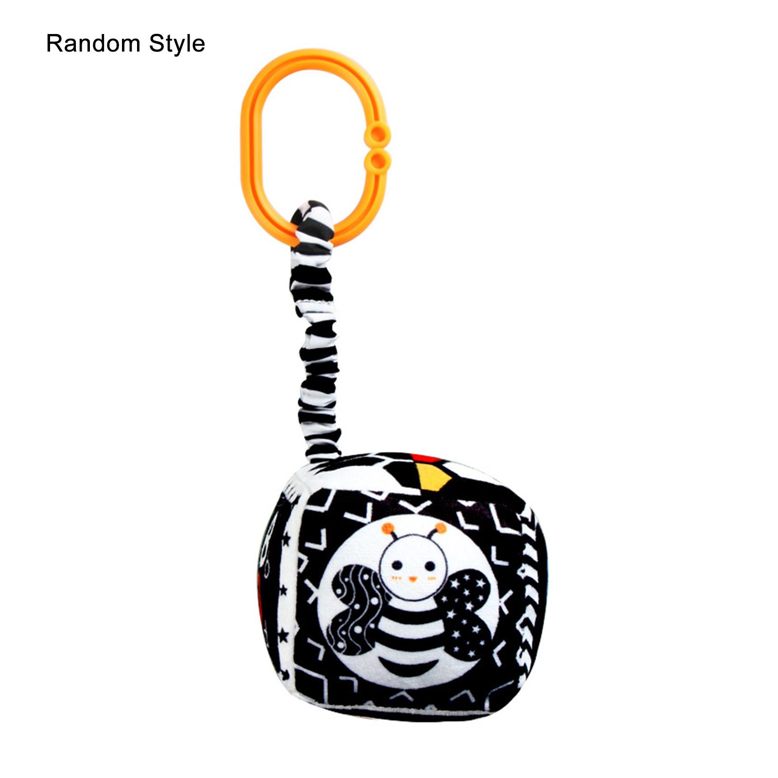 Crib Toy Creative Vision Development Stuffed Baby Rattle Pendant Toy for Baby Carriage