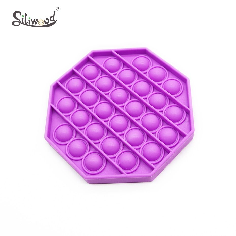 1pc Push Bubble Fidget Sensory Toy Autism Special Needs Stress Reliever Helps Relieve Stress And Increase Focus Soft Squeeze Toy