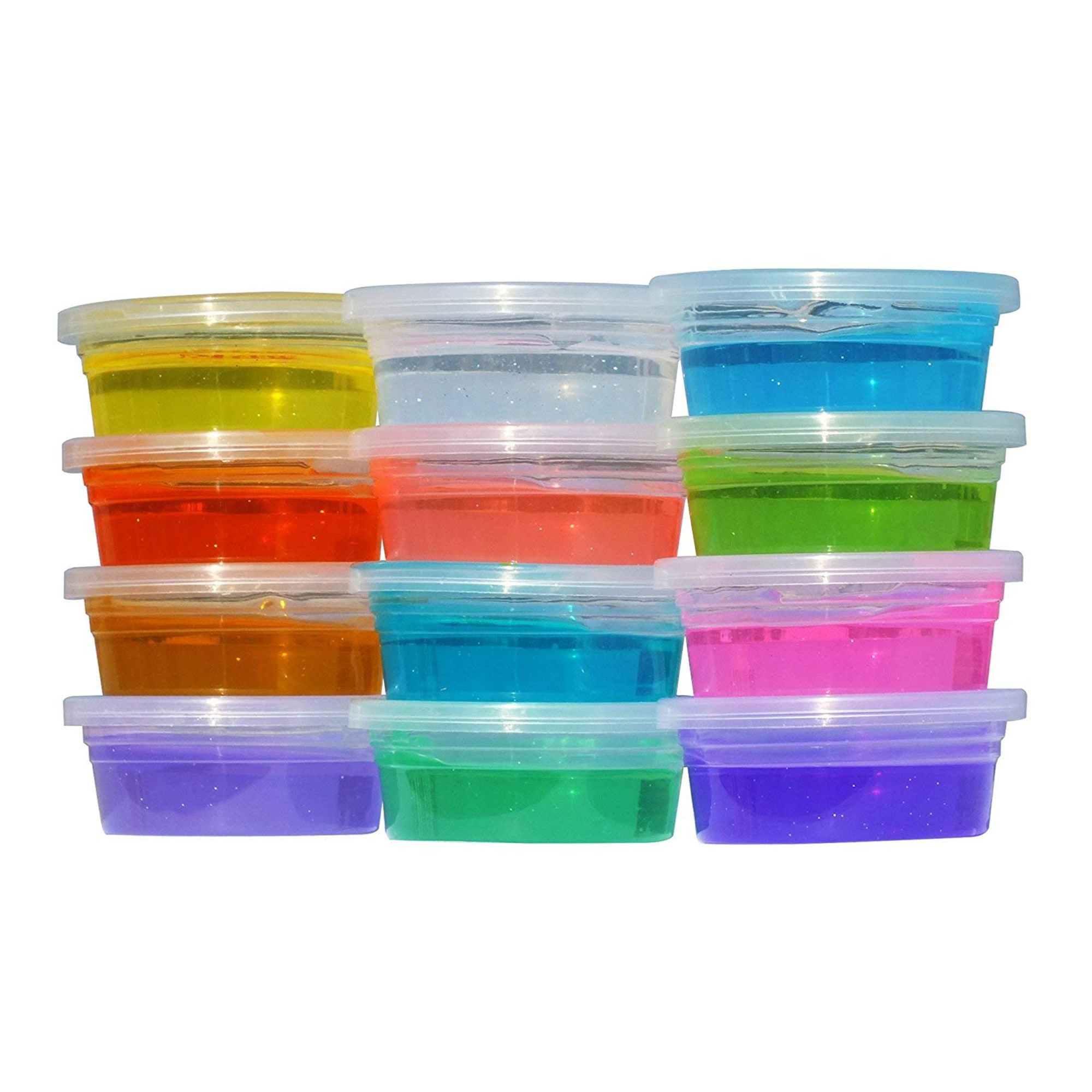 3 Colors Crystal Bubble Making slime Clay Mud for kids, 100% safe & Non-toxic