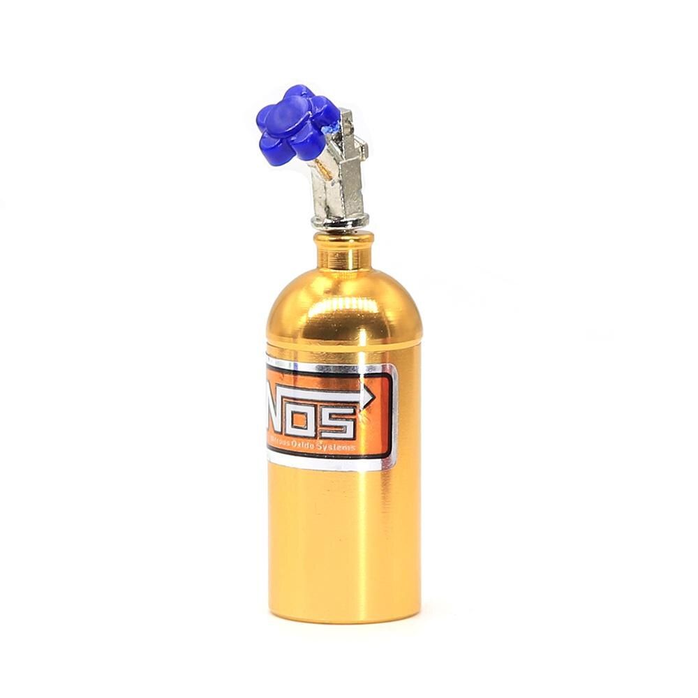 MJRC 1/10 simulation climbing car universal decorative parts NOS metal simulation nitrogen bottle with fixed chain TRX4 SCX10