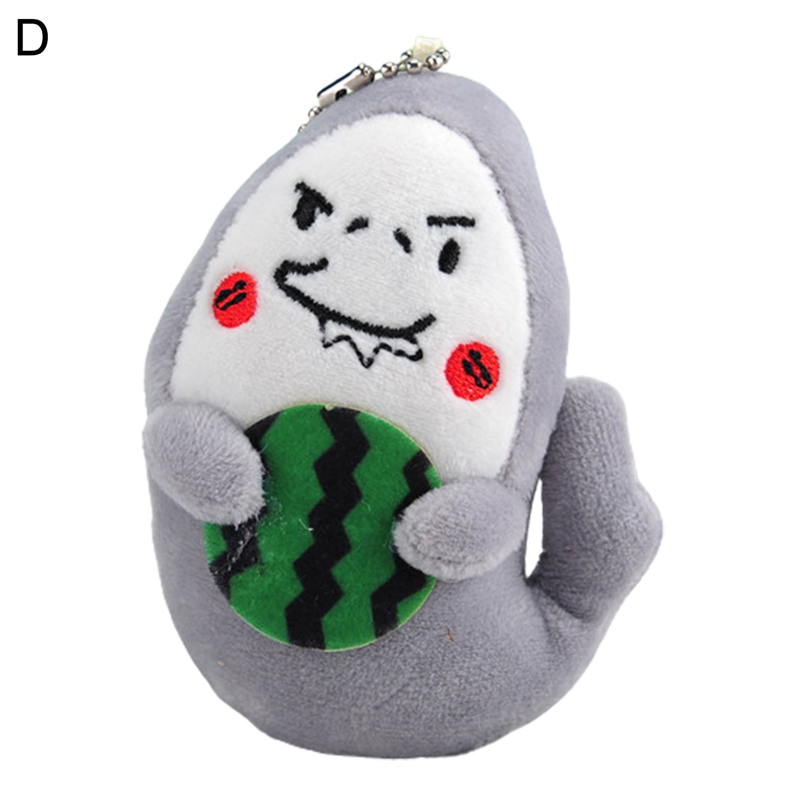 Plush Pendant Cartoon Stuffed Toy PP Cotton Funny Shark Animal Pendant Keychain for Decoration